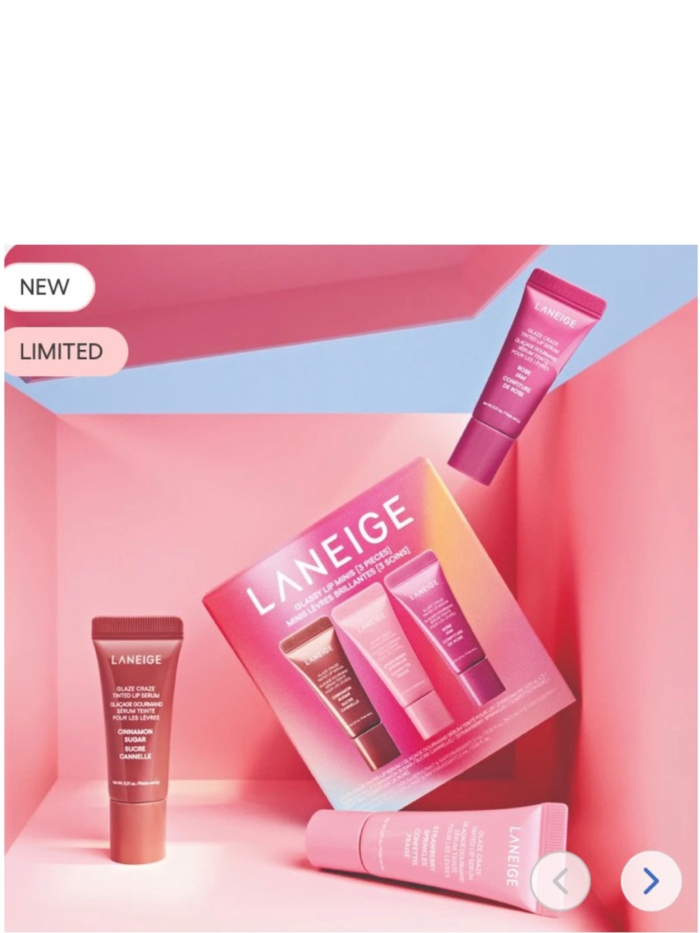 NEW✅LANEIGE 3Pc . Glaze Craze